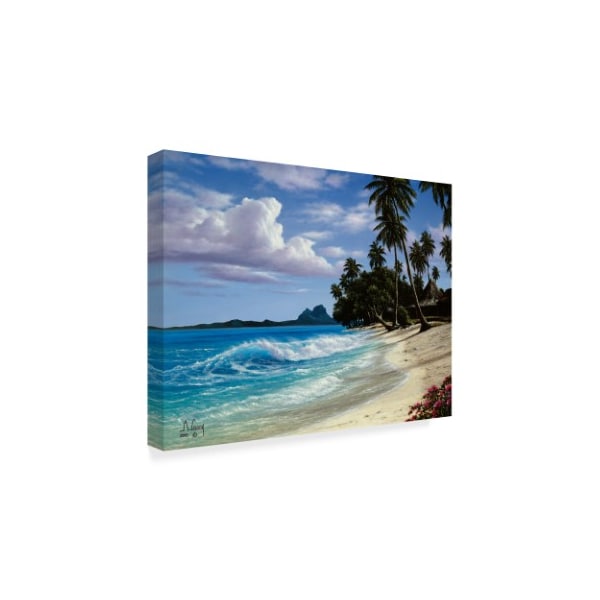 Anthony Casay 'Tropical Beach' Canvas Art,14x19